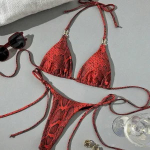 Ensembles de bikinis string pour femmes