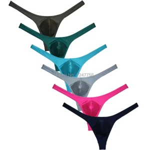 Tanga élastique brillant